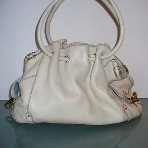 Vintage Cole Haan Large  Pebbled Leather Bag